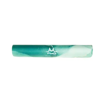 Килимок для йоги замшевий Sitara Emerald Marble RAO 183×68×0.3 см