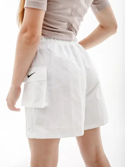 Шорти Nike W NSW ESSNTL WVN HR SHORT, білий
