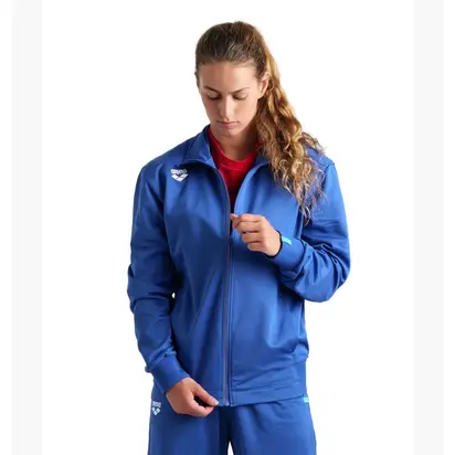 Кофта Arena TEAM JACKET PANEL KNITTED POLY, синій