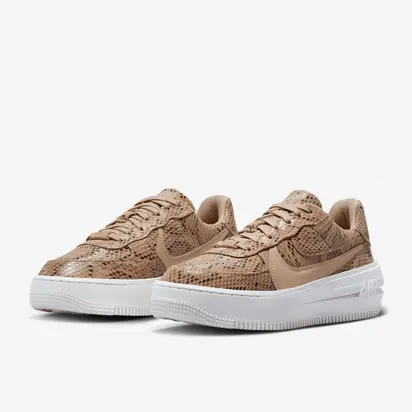 Кросівки Nike Air Force 1 PLT.AF.ORM Brown Snakeskin Print (W)