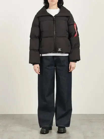 Куртка Alpha Industries SIERRA SHORT PUFFER W, чорний