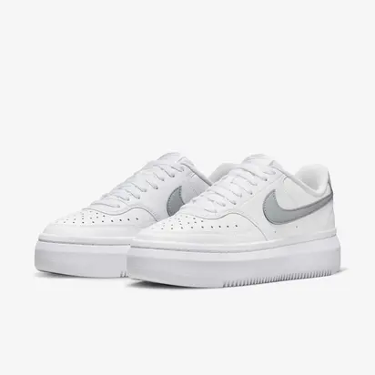 Кросівки NIKE W COURT VISION ALTA LTR, білий з сірим