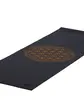 Килимок для йоги Bodhi Leela Flower of Life антрацит 183x60x0.45 см