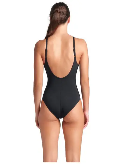 Купальник закритий для жінок Arena RIPPLES SWIMSUIT U BACK B чорний