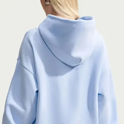 Толстовка Nike W STDO FLC OS PO HDY GLS, блакитний