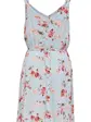 Сукня ONLKARMEN S/L SHORT DRESS AOP WVN NOOS 15157655 Cashmere Blue-ROSE FLOWERS ONLY Блакитний