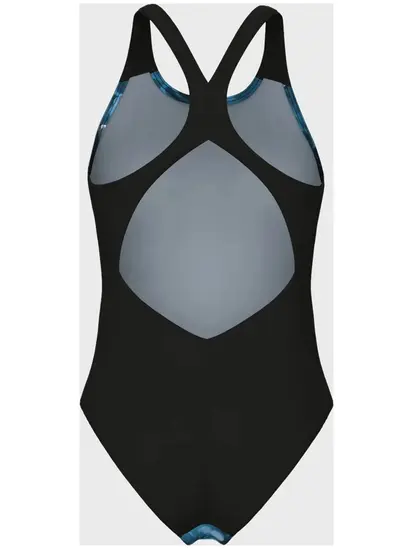 Купальник жіночий BLUE FLOWERS SWIMSUIT V BACK