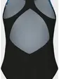 Купальник жіночий BLUE FLOWERS SWIMSUIT V BACK
