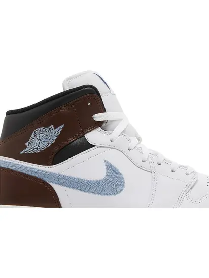 Кросівки Air Jordan 1 Retro Mid SE 'Brown Blue Grey'