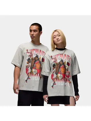 Футболка Jordan Tee Grey Big Logo