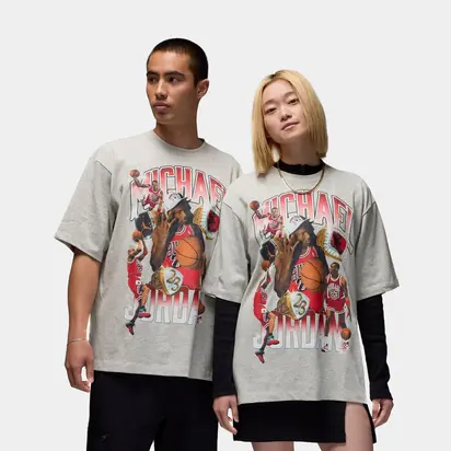Футболка Jordan Tee Grey Big Logo