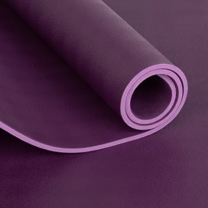 Килимок для йоги Bodhi Ecopro Diamond фіолетовий 185x60x0.6 см