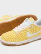 Кросівки Nike Dunk Low Yellow Gingham (W), жовтий з білим