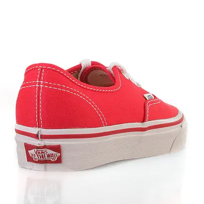 Кеди Vans AUTHENTIC, червоний з білим