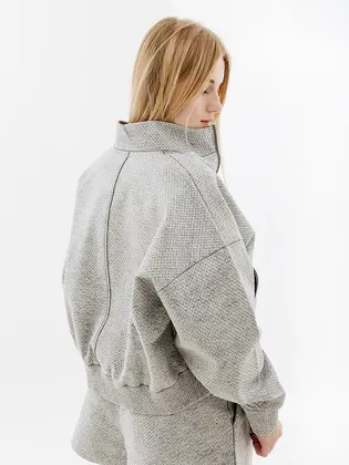Кофта Nike W NSW TP TFADV QZ NKFWD, сірий