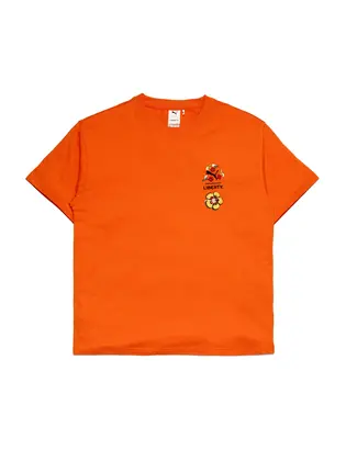 Футболка PUMA X LIBERTY Graphic Tee, помаранчевий