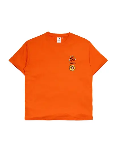 Футболка PUMA X LIBERTY Graphic Tee, помаранчевий