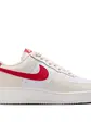 Кросівки Nike W AIR FORCE 1 07 NEXT NATURE, білий з червоним