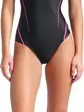 Купальник Arena GRAPHIC SWIMSUIT SWIM PRO BACK, чорний з рожевим