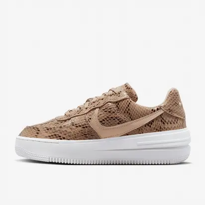 Кросівки Nike Air Force 1 PLT.AF.ORM Brown Snakeskin Print (W)