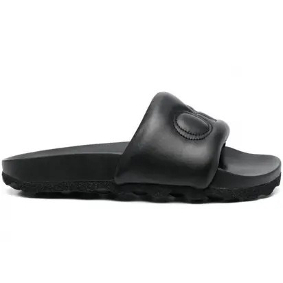 Шльопанці OFF-WHITE BOOKISH LEATHER SPONGE SLIDER