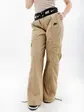 Штани Nike W NSW WVN OS PANT HR SW, бежевий
