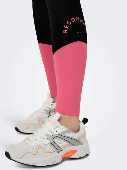 Лосини ONPELLIE HW JRS LEGGINGS KISSED CORAL Only Play L Чорний