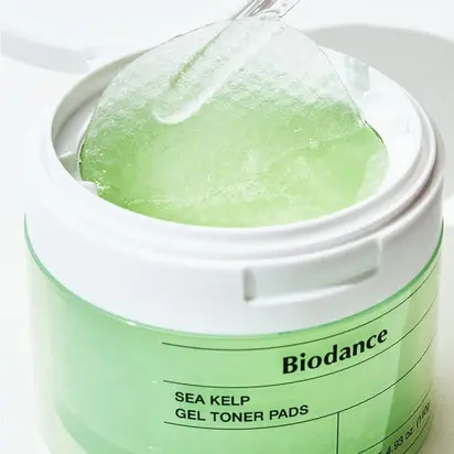 BIODANCE Заспокійливі зволожуючі гелеві пади з морськими екстрактами, 60шт (строк придатності до 26.05.2027)