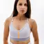 Топ Nike W NK INDY BRA V-NECK, фіолетовий