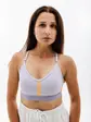 Топ Nike W NK INDY BRA V-NECK, фіолетовий