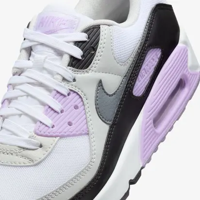 Кросівки Nike Air Max 90, білий з бузковим