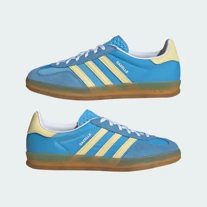 Кросівки Adidas Gazelle Indoor, блакитний з жовтим