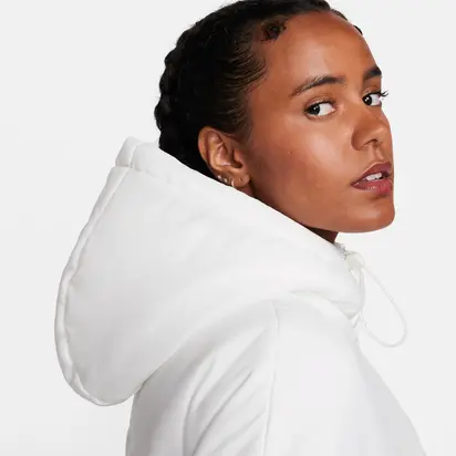 Куртка жіноча Nike Sportswear Classic Puffer Therma-Fit Loose Hooded Jacket White