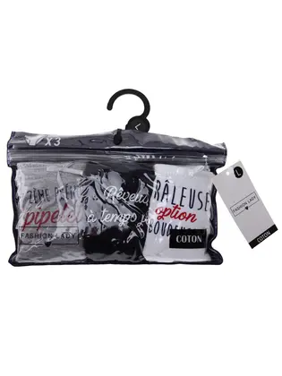Труси Fashion Lady SLIPS-X3-FEMME білий, синій, сірий L