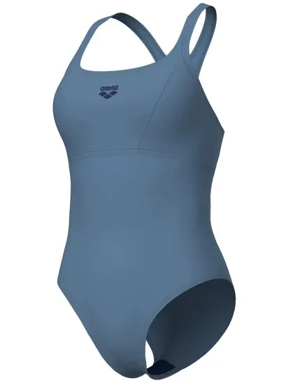 Купальник SOLID SWIMSUIT CONTROL PRO BAC, сіро-синій