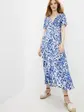 Сукня ONLENOLA S/S MIDI DRESS WVN 15230958 Dazzling Blue-CRUISE FLORAL ONLY M Блакитний