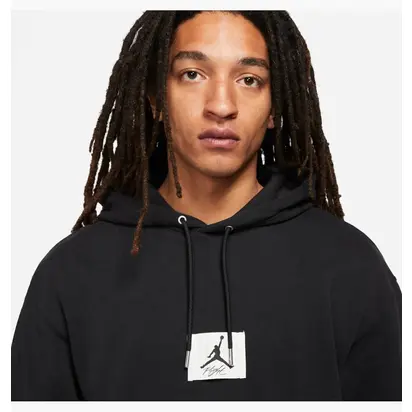 Костюм Jordan Essentials Fleece Hoodie Black Flight Fleece Pants Black