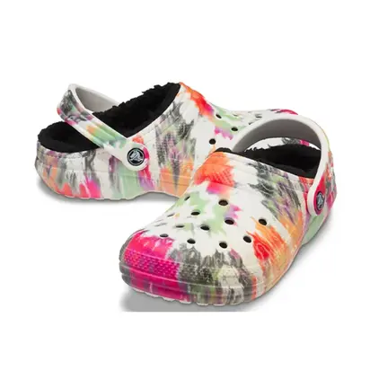 Крокси Crocs classic lined tie dye clog