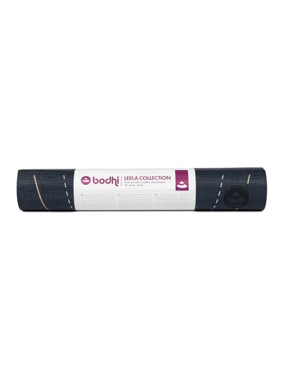 Килимок для йоги Bodhi Leela Lunalign - Фази Місяця Midnight Blue 183x60x0.45 см