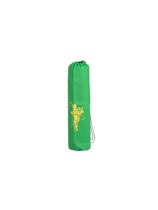 Сумка-чохол для йога-мату Easy bag зелений (квітка) від Bodhi 65 см