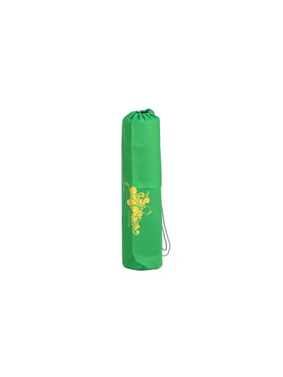 Сумка-чохол для йога-мату Easy bag зелений (квітка) від Bodhi 65 см