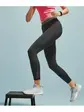 Лосини Crivit LEGGING TECHNIQUE FEMME, чорний з білим