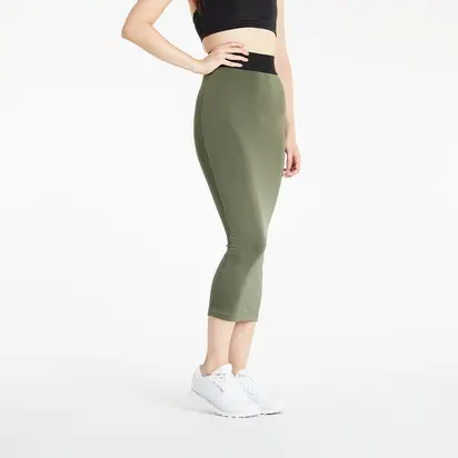 Спідниця Reebok RBK Cardi RIB S, хакі з чорним