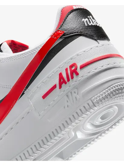 Кросівки Nike W AF1 SHADOW, білий з червоним