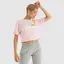 Футболка Ellesse Alberta Cropped Tee, рожевий