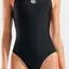 Купальник закритий для жінок Arena O BACK SWIMSUIT SOLID ONE PIEC чорний, білий