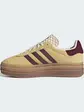 Кросівки Adidas Gazelle Bold, жовтий з бордовим
