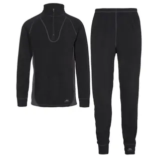 Термобілизна набір THRILLER - UNISEX M/FLEECE BASE LAYER Trespass XXS Чорний