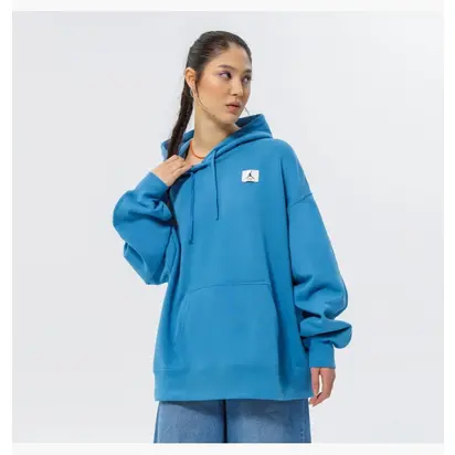 Толстовка JORDAN W J FLT FLC HOODIE, синій