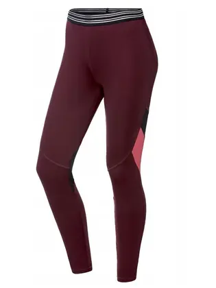 Лосини Crivit LEGGING TECHNIQUE FEMME, бордовий з рожевим